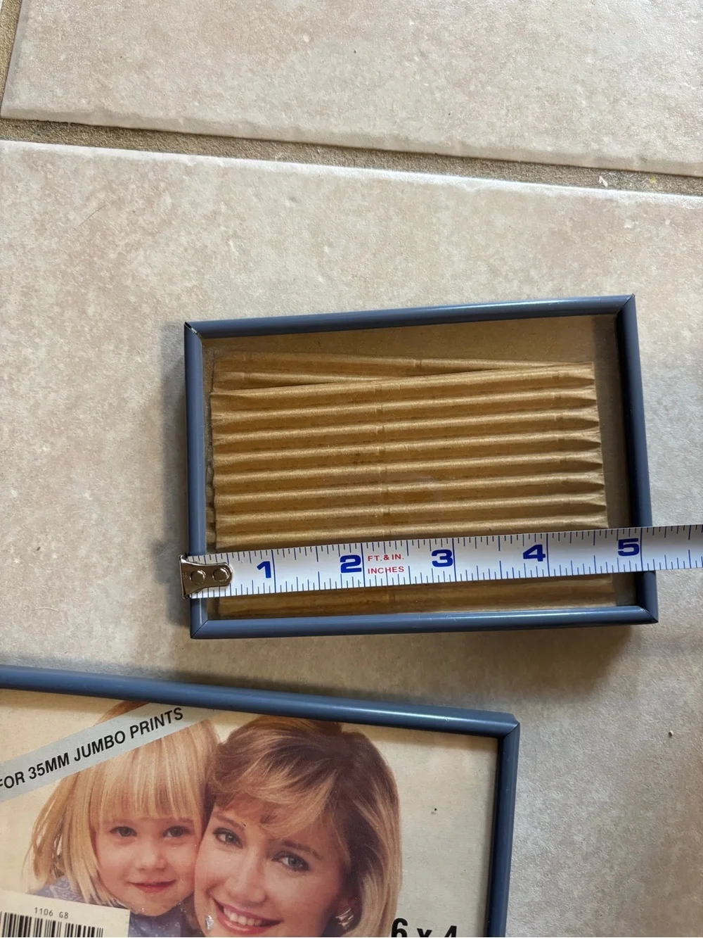 Vintage intercraft Blue Photo Frames (Set of 2)